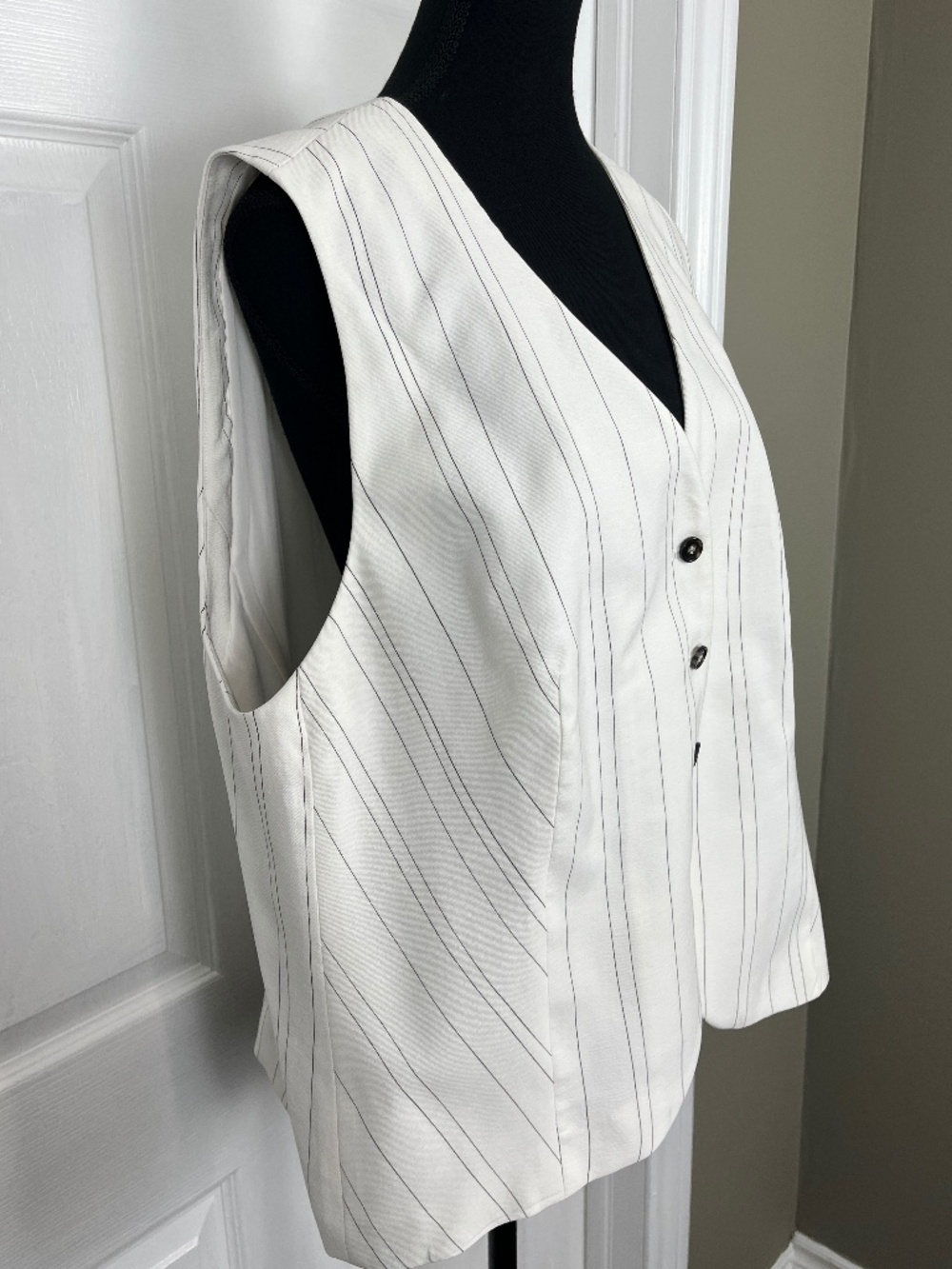 H&M Pinstripe Vest Size XL